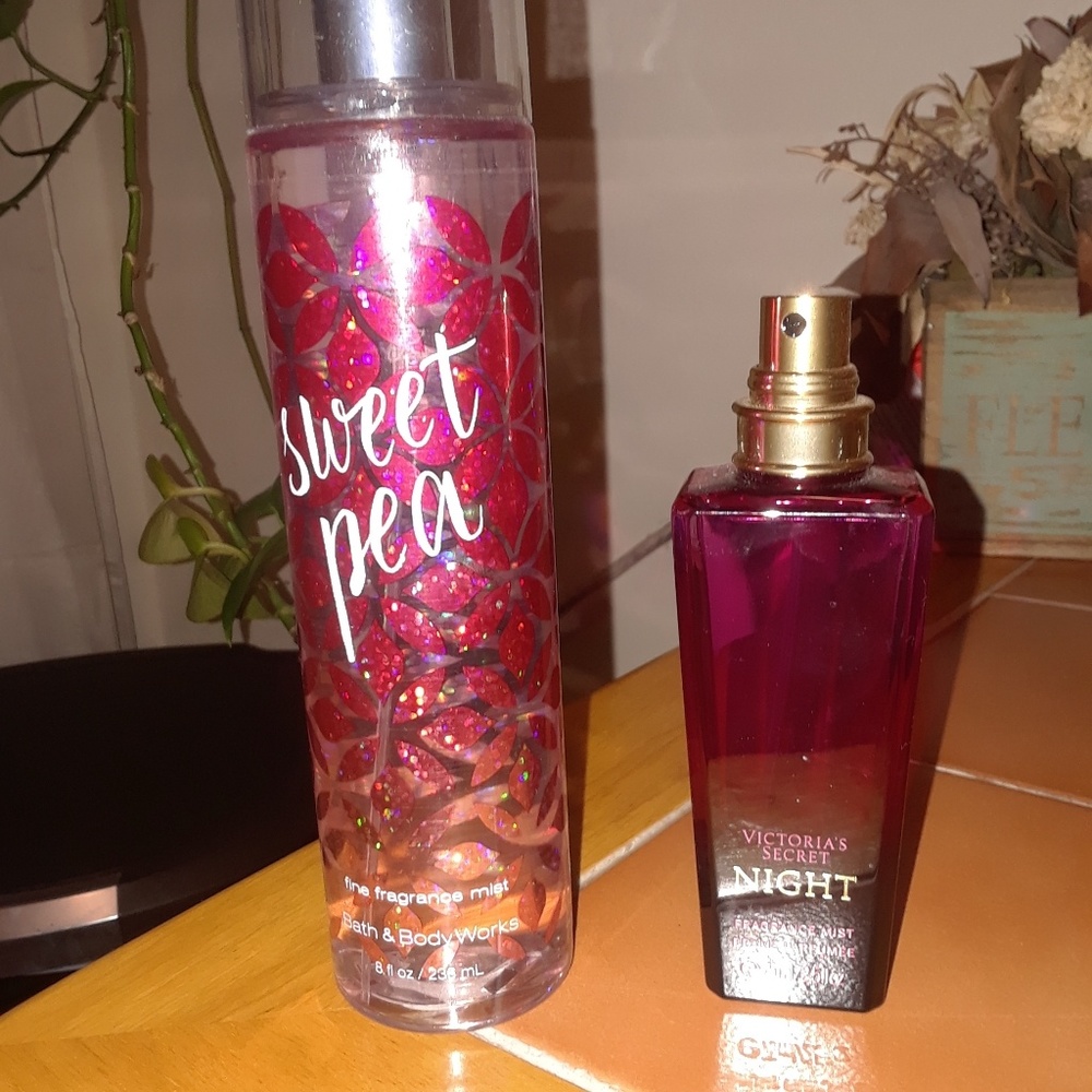 Bath and body works snd bictoria secret perfumes